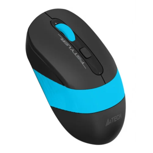 Мышь A4Tech Fstyler FG10S черный/синий оптическая (2000dpi) silent беспроводная USB для ноутбука (4but)